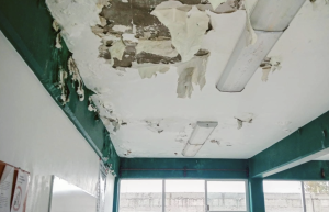 Exigen alumnos rehabilitar CECyTE de Nopalucan, humedad dañó sus aulas